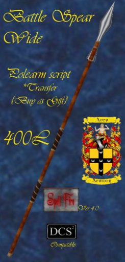 Battle spear - wide head