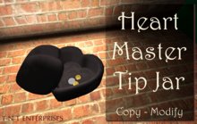 Black Heart Master Tip Jar TNT Boxed