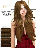 =DeLa*= Mesh Hair "Natalie" Light Browns