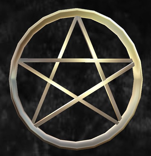 @~VooDoo Rose~@ Gold Pentagram