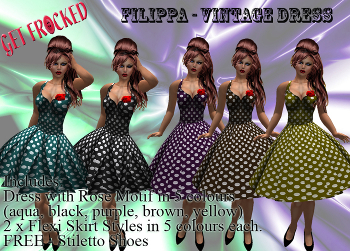 FILIPPA - Vintage Dress (ABPBY)