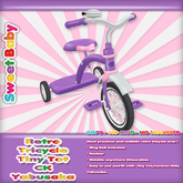 Sweet Baby - Retro Tricycle - Purple