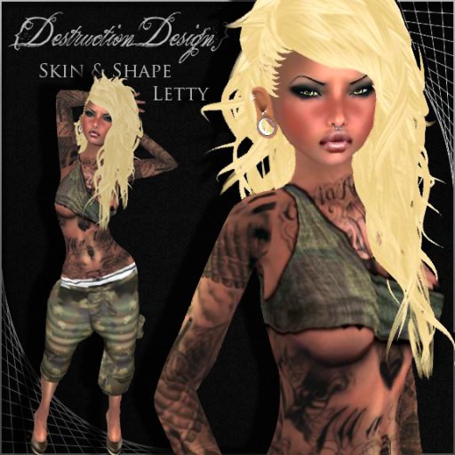 ***Destruction Design***Skin & Shape Letty Box