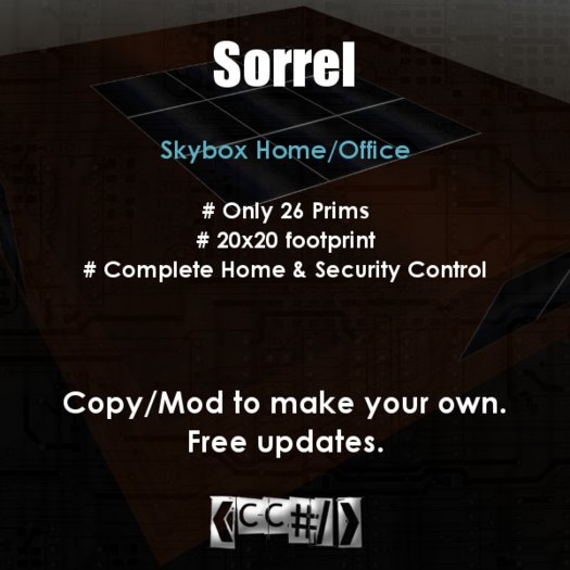 <CC#/> Sorrel 26 Prim Home/Office Skybox