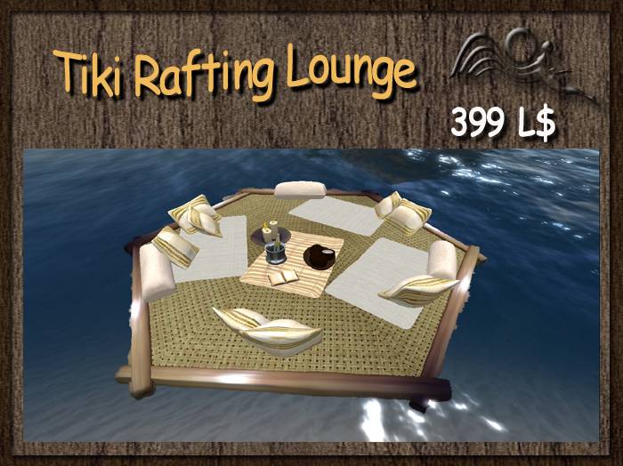 Second Life Marketplace - [Summer Feeling] - Tiki Floating Raft Chill ...