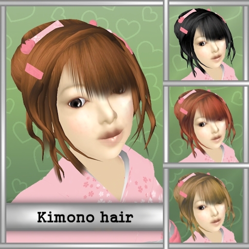 !Mingo! Kimono hair
