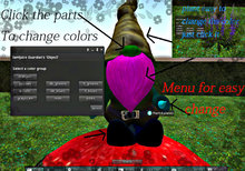 (TC)Gnome Mushroom(color Script)