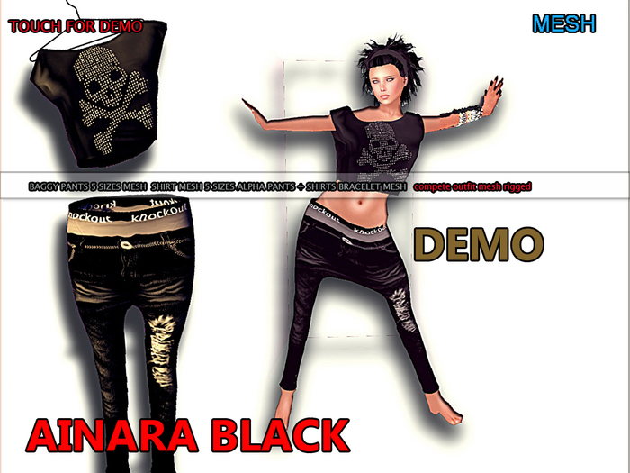 ..::Knockout!..:: AINARA BLACK MESH DEMO