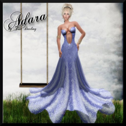 Adara Gown- Blue (Jewelry Included)