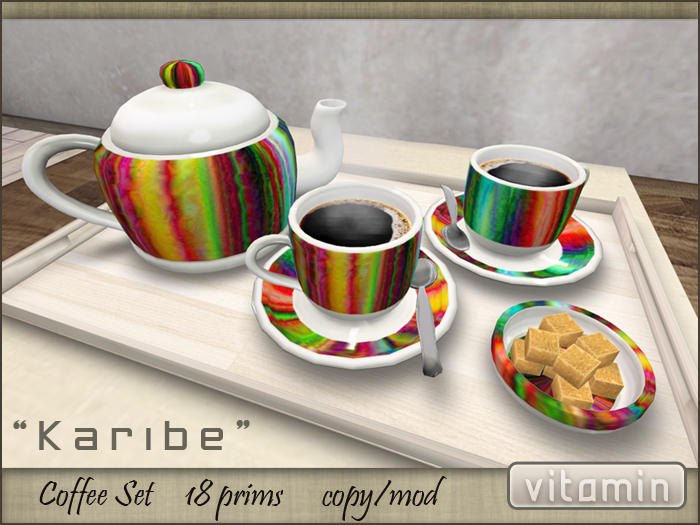 vitamin --- "Karibe" Coffee Set [Interactive/Deco]