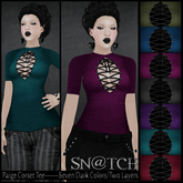 :::Sn@tch Paige Corset Tee:::