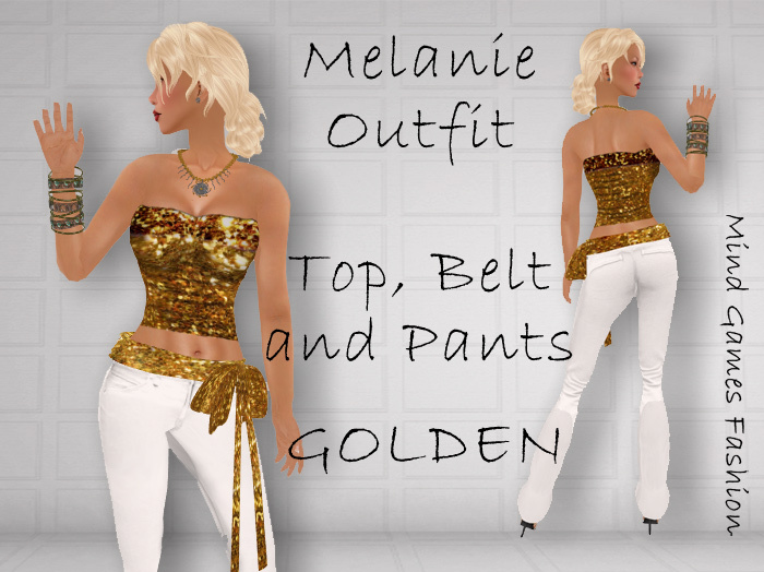 Mind Games Fashion - Melanie Outfit Golden