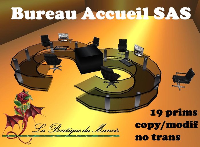 box bureau accueil SAS