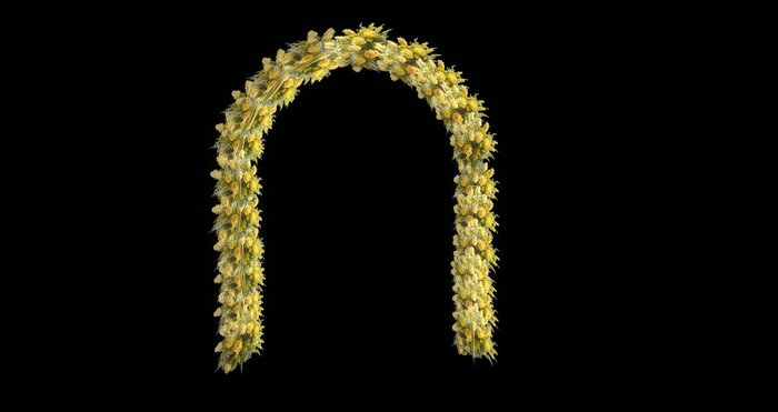 [ TL ] FURNITURE Roses Yellow (16) - DOLLARBIE