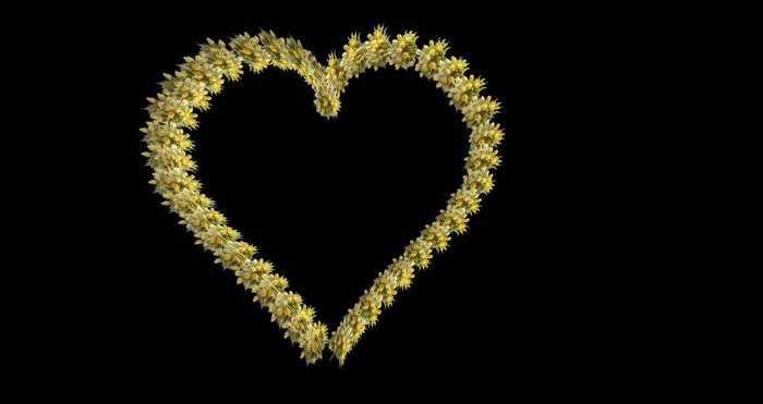 [ TL ] FURNITURE Roses Yellow (24) 2 Prim - DOLLARBIE