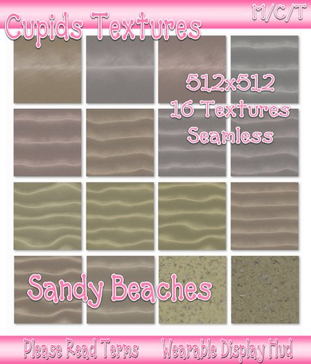 *CUPIDS* Textures 16 Sandy Beaches