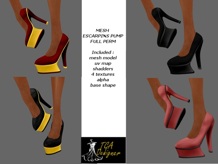 MESH  ESCARPINS PUMP FULL PERM