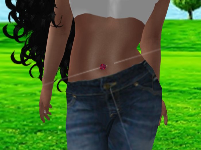 Belly Piercing Ruby
