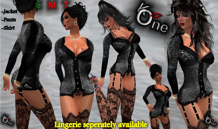 KinkyOne's VEST BLACK