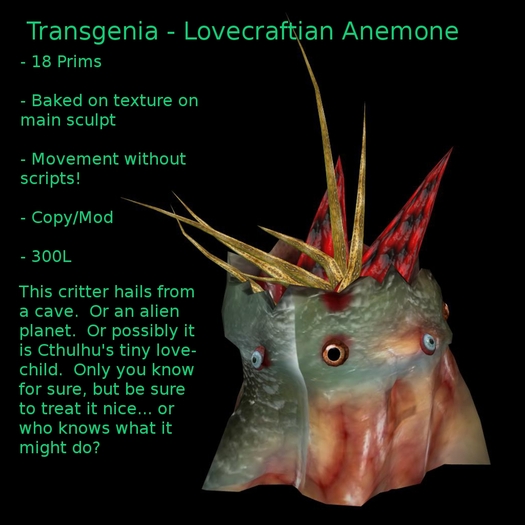 Transgenia Lovecraftian Anemone