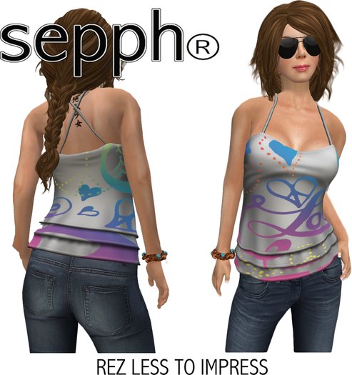 MESH. Tanktop SEPPH Love 