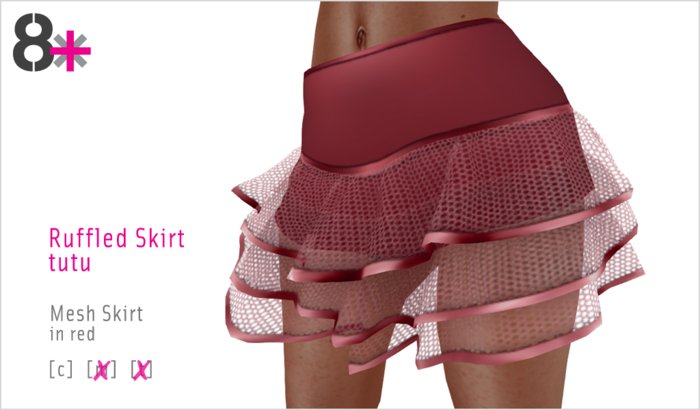 8+ // Ruffled Red Tutu