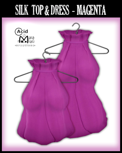.:A&M:. Silk Top - Magenta