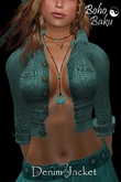 Boho Baku~ Ocean Denim Jacket