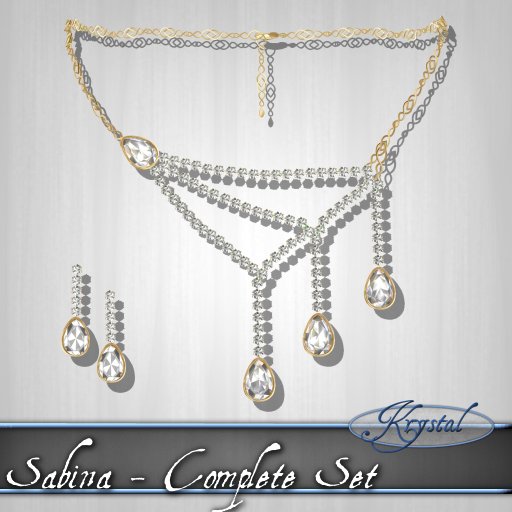 ::: Krystal ::: Sabina Complete Set - Gold