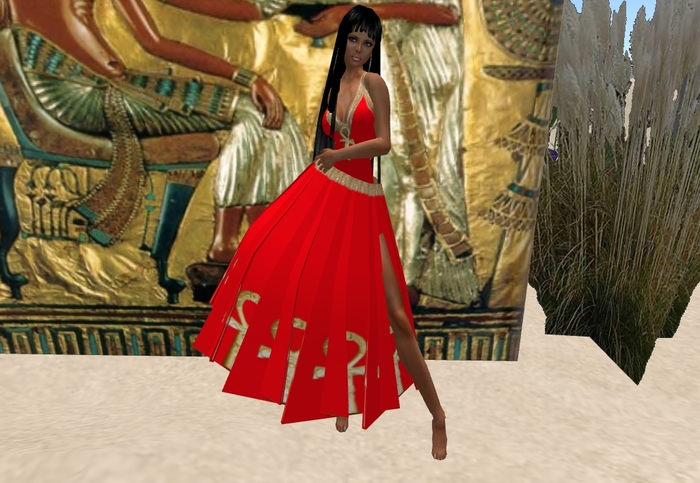 Egypt Red Dress 