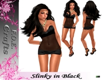 F.O.E. Crafts Slinky in Black BOXED