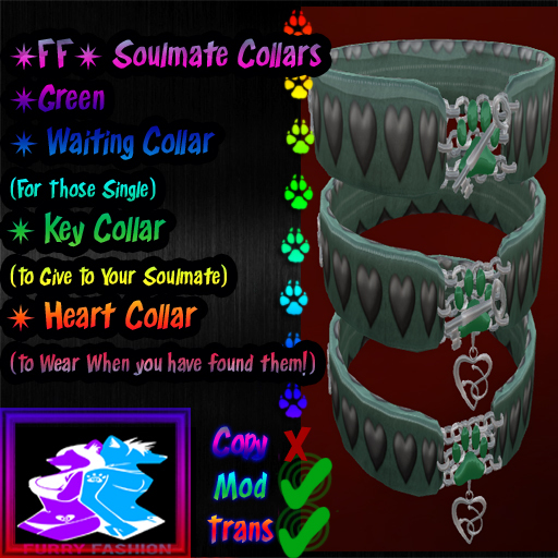 ~FF~ Soulmate Collars Set Green