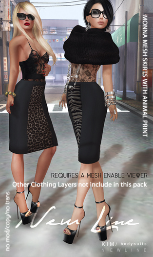 KIM- Monna Mesh Skirts-DEMO