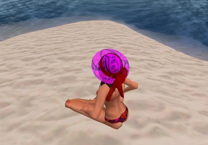 Hat "LMM Creations " pink e red