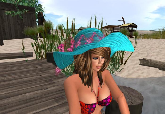 Hat "LMM Creations" turquoise