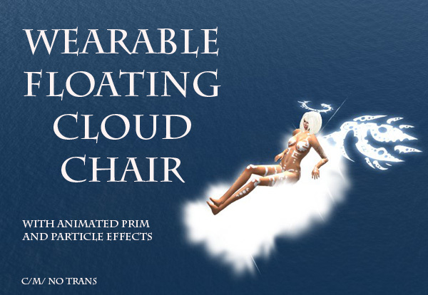Wearable Cloud Rider Chair for Regular and Petite Avatars
