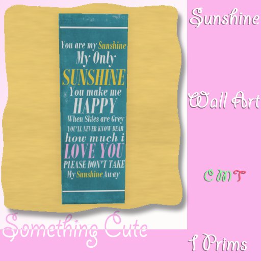 SC. Sunshine WallArt