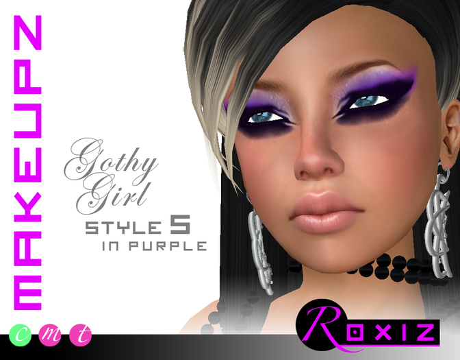 ROXIZ... MAKEUPZ > Gothy Girl - Style 5 in Purple