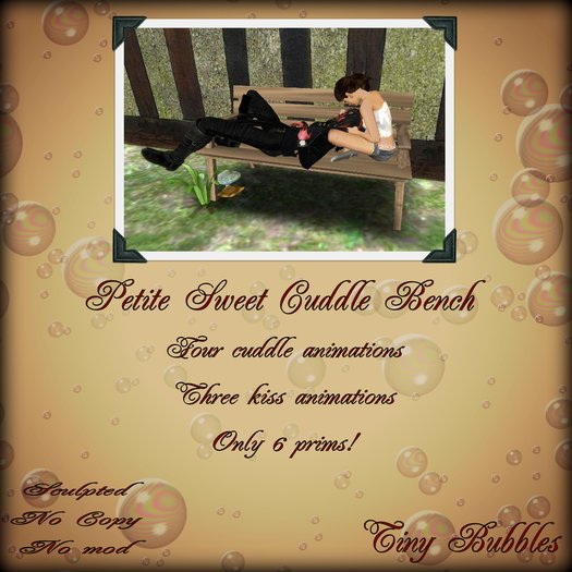 ~TB~ Petite Sweet Cuddle Bench