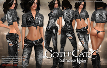 >>GothiCatz<< Destruction Mono (female)