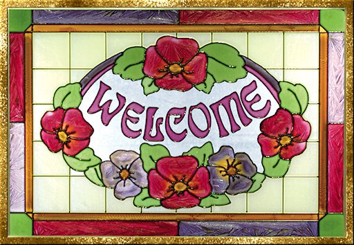 Stained Glass Welcome
