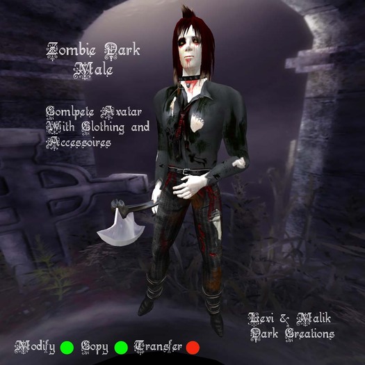 Zombie Dark Male