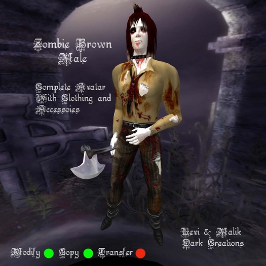 Zombie Brown Male