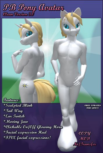 [ZRA] PB Pony Avatar - Clean