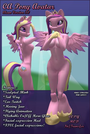 [ZRA] CA Pony Avatar - Clean
