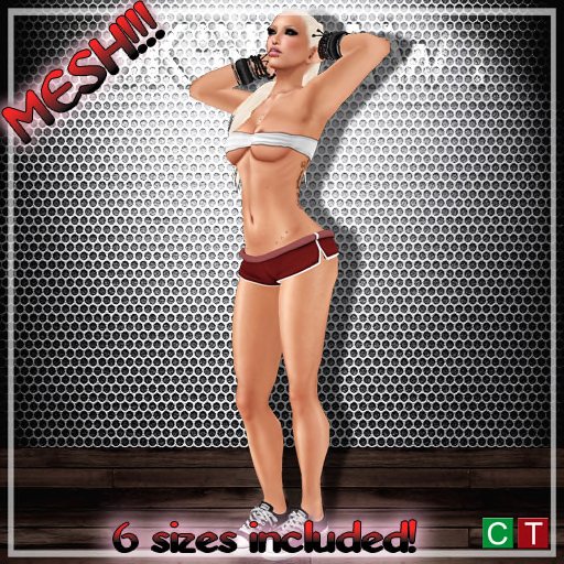 FnH LIl'Shorts (MESH) Red