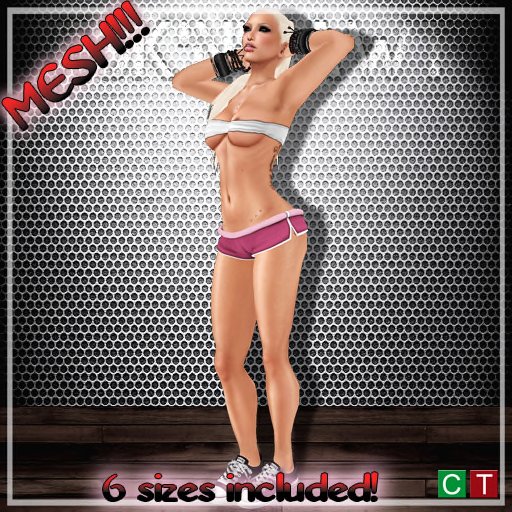 FnH LIl'Shorts (MESH) Hotpink