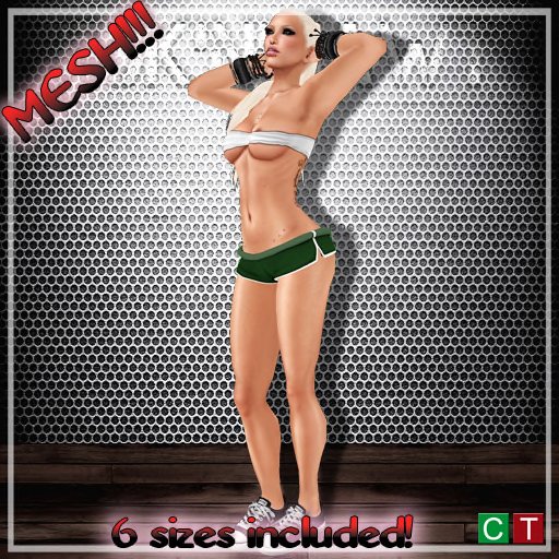 FnH LIl'Shorts (MESH) Green