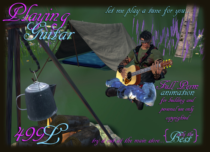 {OnlytheBest} Playing Guitar- Full Perm Animation