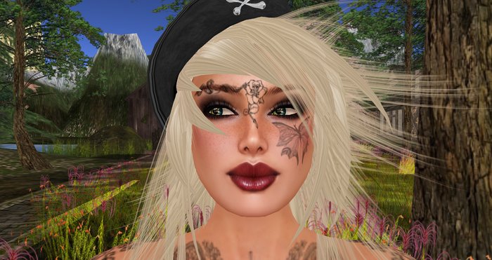 tattoo face vamp